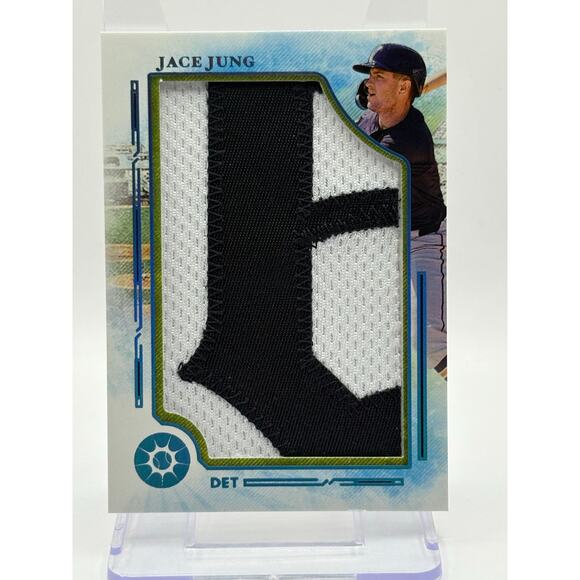 2025 Panini Boys of Summer Jace Jung Chunky Jersey Patch 1/1 SSP Detroit Tigers
